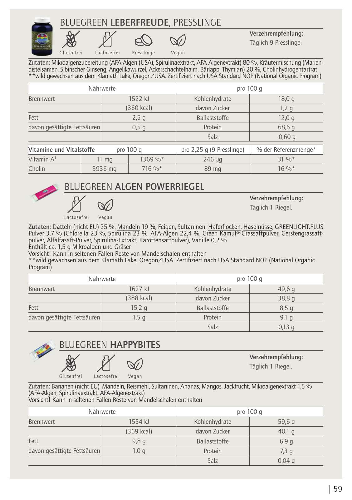Vorschau Bluegreeen Katalog 2020 Seite 59